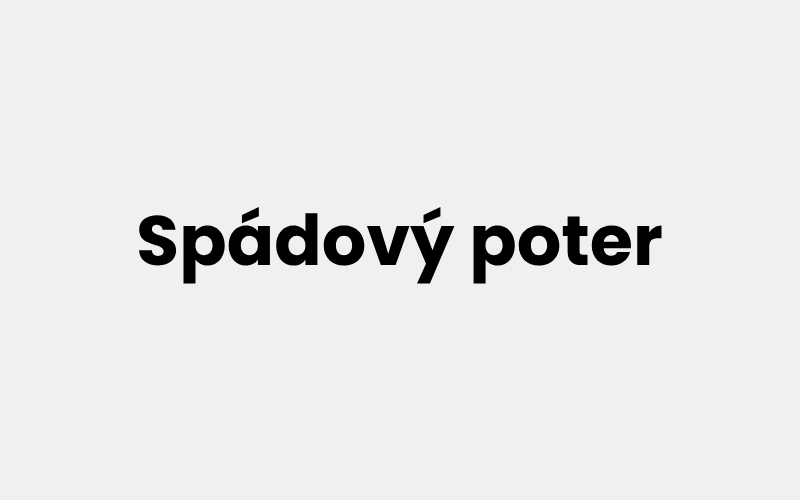 spadovy poter